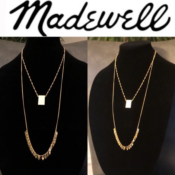 MADEWELL Gold Two-Piece Necklace Set - Picture 1 of 6